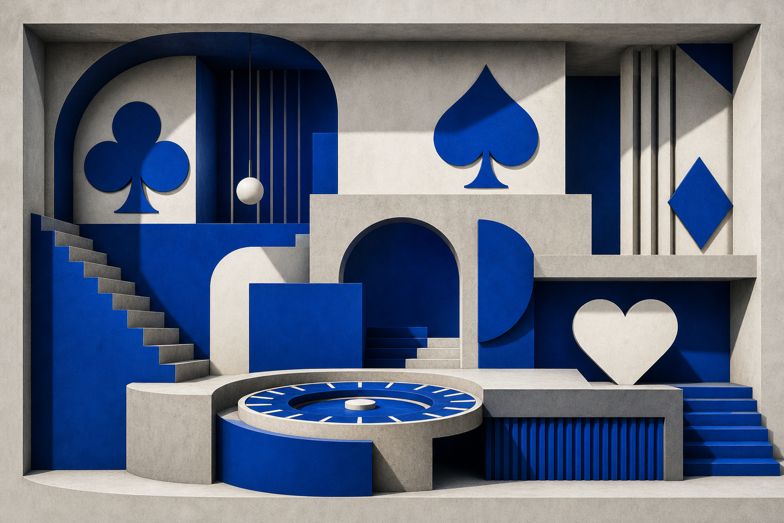 Abstrakt live casino illustration